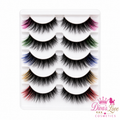 Colorful Dramatic Faux Mink Lash Collection — 5-Pair Set