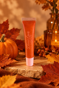 Brunt Orange squeeze tube with fall background