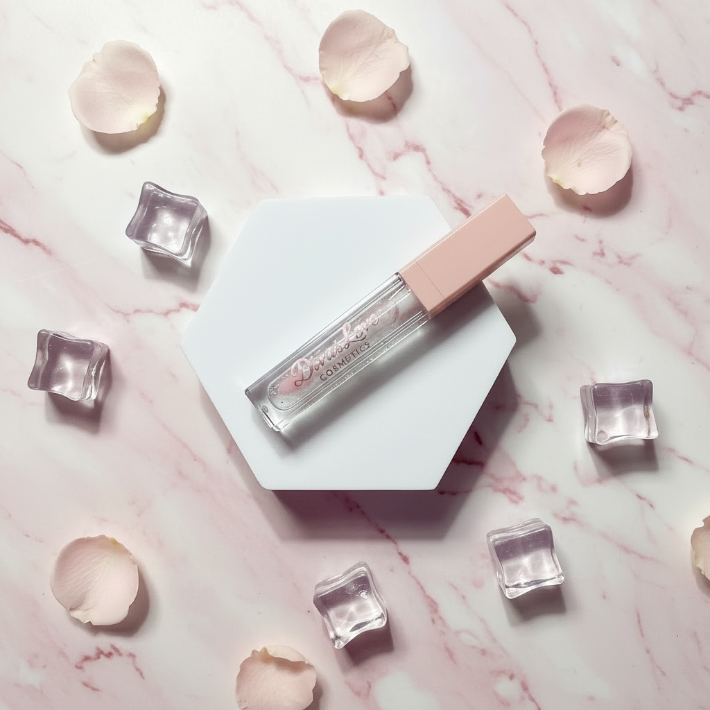 Diva's Color Changing Gloss - Refined Pink Flatlay