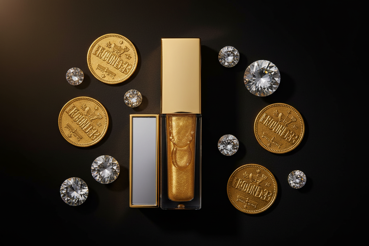 Diva's Gold Flatlay