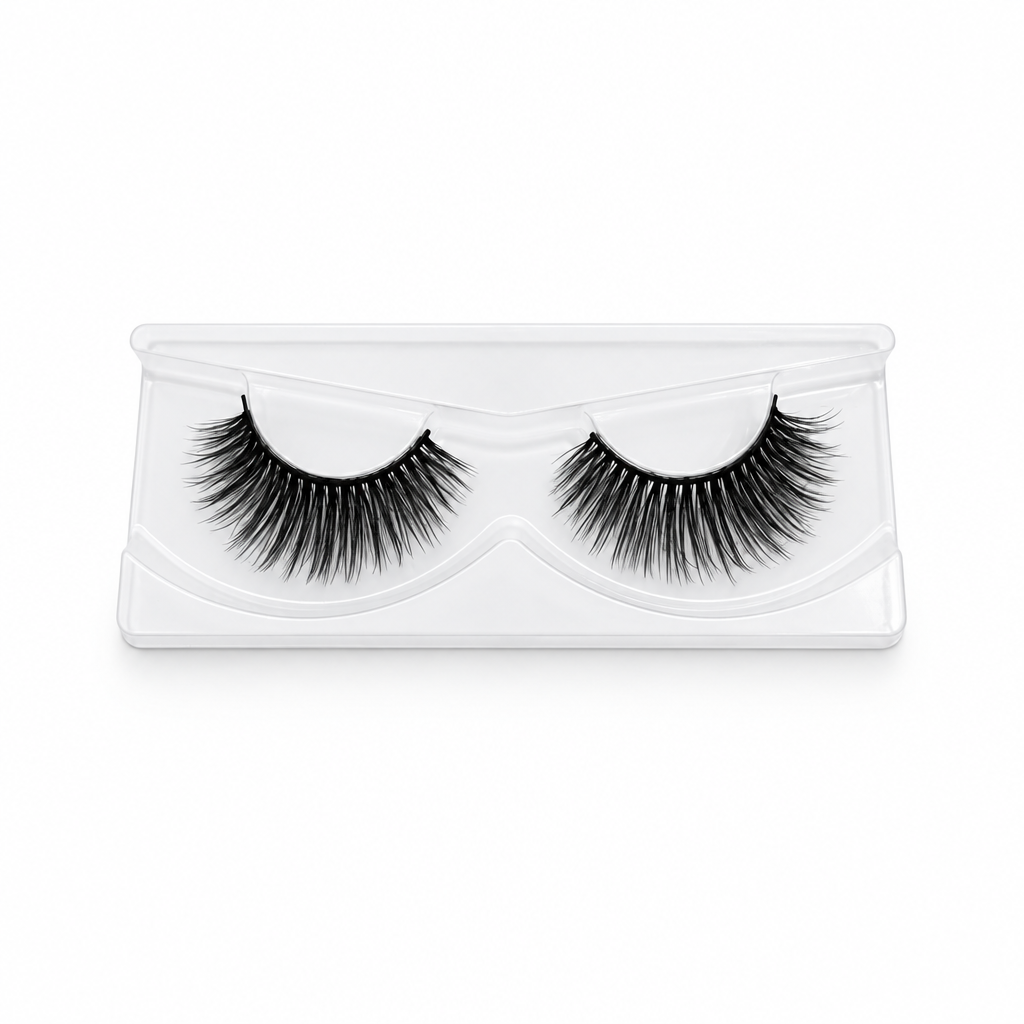 Dream #107 lashes in white tray on white background, standalone product image