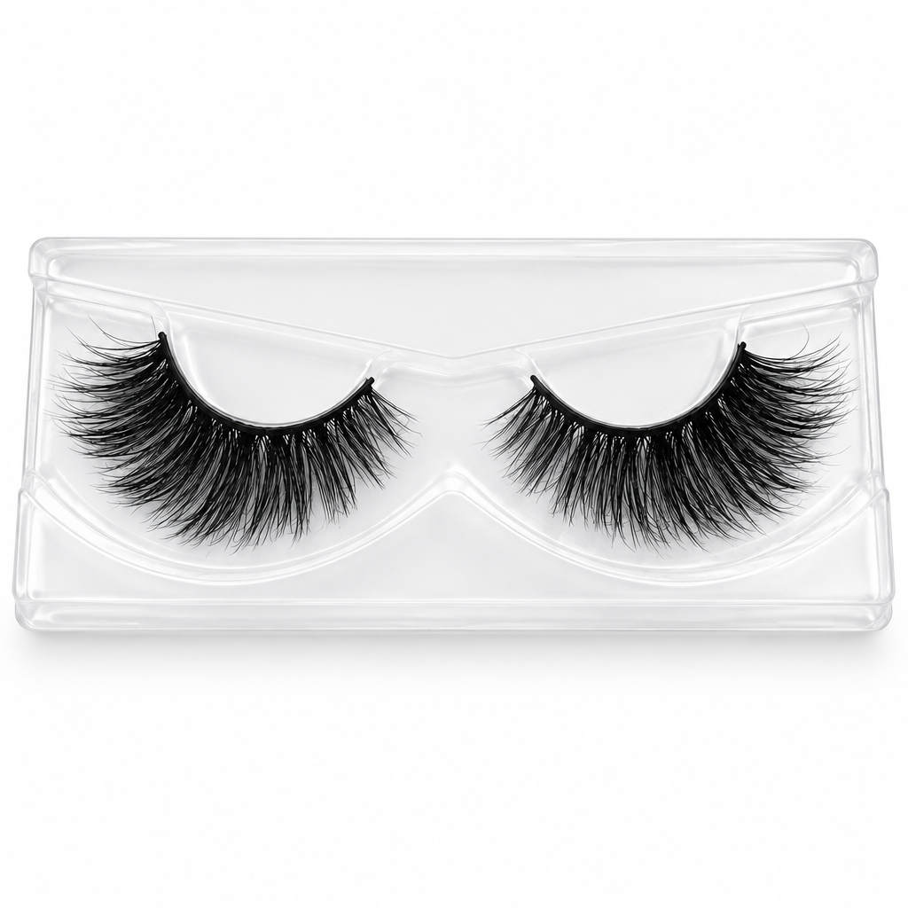 Chloie Tune Pick lashes in white case on white background, standalone product image