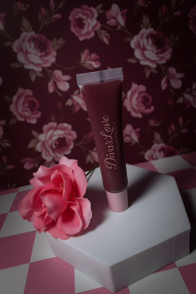 Mocha Diva - Burgundy Floral